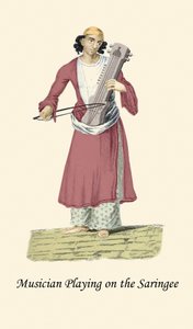 Musician Playing the Saringee