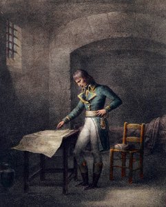Napoleon I Bonaparte at the Fort Square of Antibes on August 10 by Unknown artist