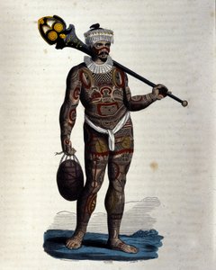 Native of Nuku-Hiva (Marquises Island). by Unknown artist
