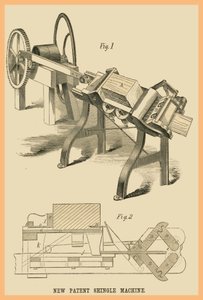 New Patent Shingle Machine by Unknown Artist