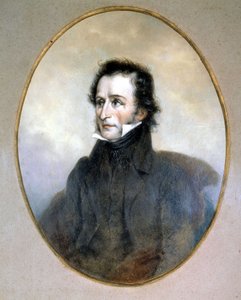 Niccolo Paganini. Watercolour. Scala Museum, Milan by Unknown artist