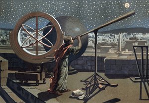 Portrait of Hipparchus at the Alexandria Observatory, Greek astronomer (2nd century BC) by Unknown artist