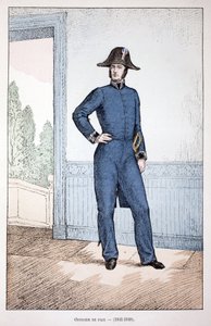 Officer of Peace (1841-1848). Illustration from the book 