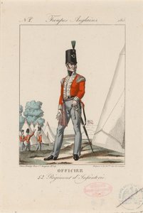 Officer 52nd Regiment of Infantry, c.1815