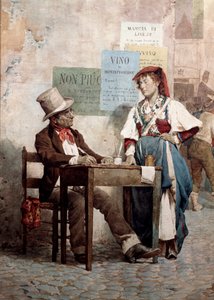 Old Man: The Public Writer in Rome by Unknown artist