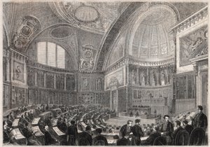 Opening of the Session of the Senate and Admission of General Charles Cousin Montauban, Viscount de la Gueronniere et de Forcade, December 2