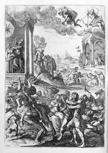 Illustration for Book 15 of Metamorphoses by Ovid, with notes by Thomas Farnaby by Unknown artist