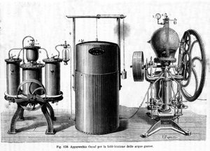 Ozouf apparatus for the manufacture of carbonated water