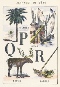 Palm Tree, Dock, Reindeer, Rake by Unknown artist