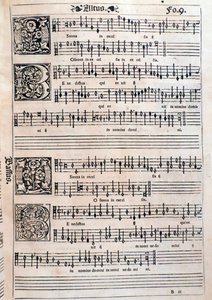 Page from Liber Octo Missarum (1541) by Unknown artist
