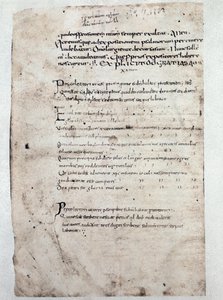 Page of Comments to the Psalms by Cassiodore by Unknown artist