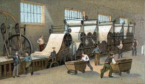 Paper production in the 19th century in France