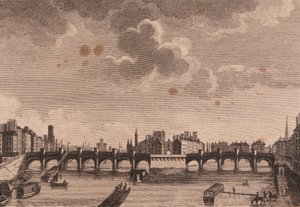 Paris, Pont Neuf and the Ile de la Cité on the Seine by Unknown artist