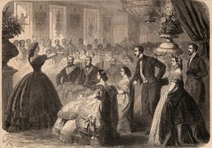 Pauline Viardot-Garcia, French singer at the Charity Fete given by the Maconnique Lodge 