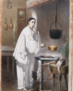 Pierrot Tastes Cooking - Late 19th Century by Unknown artist
