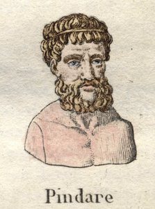 Pindar (518-v. 438 BC), Greek Opera Poet. by Unknown artist