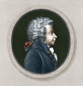 Portrait of Wolfgang Amadeus Mozart (1756-1791) by Unknown artist