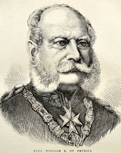 Portrait Wilhelm I of Germany/Prussia 1870