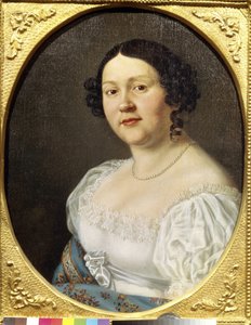 Portrait of the Opera Singer Sophia Vasilyevna Samoylova (1860-1936) by Unknown artist