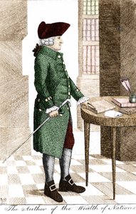 Portrait of Adam Smith (1723 - 1790), Scottish philosopher and economist by Unknown artist