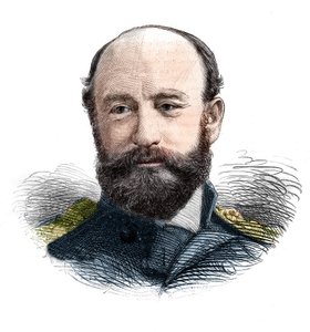 Portrait of Admiral Sir George Strong Nares, Royal Navy Officer and Arctic Explorer by Unknown artist