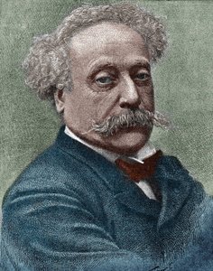 Portrait of Alexandre Dumas Jr., French writer