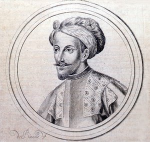 Portrait of Amedee V de Savoie dit Le Grand (1249 - 1324) (Amedeo VI di Savoia detto il Grande) in Genealogique Histoire de la royale maison de savoye by Samuel Guichenou, Lyon 1660 by Unknown artist