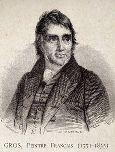 Portrait of Antoine Jean Gros, French painter - in 