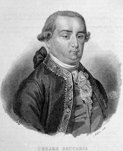 Portrait of Cesare Bonesana, Marquis de Beccaria (1738-1794), Italian Jurist