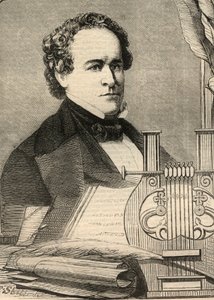 Portrait of Charles Anthon, American professor. Engraving in 
