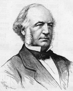 Portrait of Charles Bergeron (1808-1883) French engineer, great craftsman of the transformation of the ways of Paris, In "Le Monde Illustré" 1885