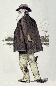 Portrait of Charles Darwin (1809-1882) playing with squirrels by Unknown artist
