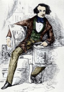 Portrait of Charles Dickens, English writer by Unknown artist