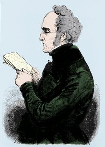 Portrait of Charles Fourier, French socialist theorist