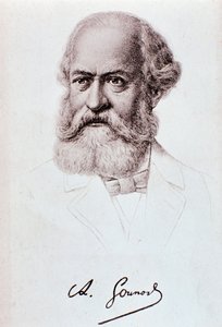 Portrait of Charles Gounod (1818-1893) English composer Drawing. 19th century. by Unknown artist