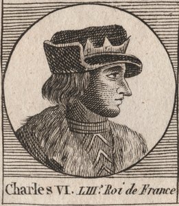 Portrait of Charles VI (1368-1422), King of France by Unknown artist