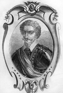 Portrait of Charles de Gontaut, Baron, then Duke of Biron (1562-1602), Marshal of France (engraving of 1866) by Unknown artist