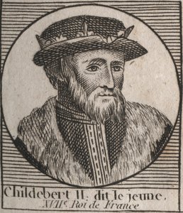 Portrait of Childebert II by Unknown