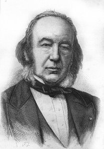 Portrait of Claude Bernard, French physiologist - in 