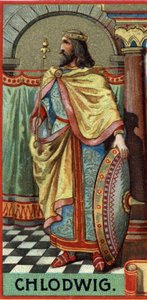 Portrait of Clovis, King of the Francs from 481-511 AD