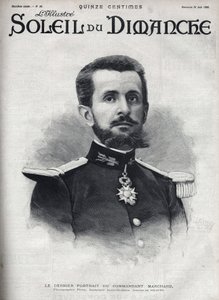 Portrait of Commander Jean Baptiste Marchand. Engraving in Le sun-du-dimanche, June 25