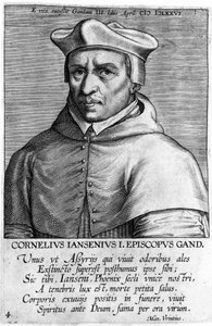 Portrait of Cornelius Jansen, dit Jansenius, founder of Jansenism.