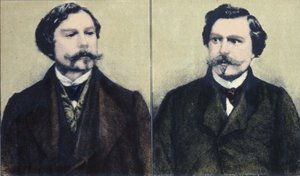Portrait of Edmond Goncourt and Jules Goncourt by Unknown artist