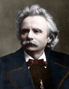 Portrait of Edvard Grieg, Norwegian composer