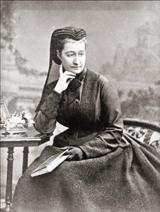 Portrait of Eugenia, wife of Napoleon III and queen of the French. 19th century by Unknown artist