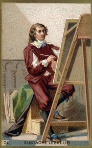 Portrait of Eustache Le Sueur, French painter, designer and decorator by Unknown artist