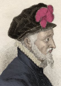 Portrait of Fadrique Alvarez de Toledo y Enriquez de Guzman (1537-1583), called Don Fadrique, fourth Duke of Alba, Duke of Huescar, Marquis of Coria and Grand Commander of the Order of Calatrava. Engraving of the 19th century by Unknown artist