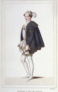 Portrait of Francois II, King of France (engraving from 1830) by Unknown artist