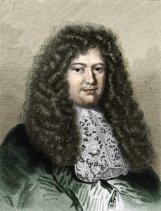 Portrait of François Michel Le Tellier, Marquis de Louvois (1639 - 1691), French politician - in Histoire des Français par Lavallée, engraving, sd.