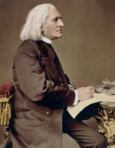 Portrait of Franz Liszt, Hungarian composer, pianist and conductor by Unknown artist